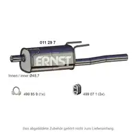 ERNST 011297 Endschalld&auml;mpfer f&uuml;r OPEL Combo 1.3 CDTI bis 12.2011 1.7 DI/DTI bis 07.2004