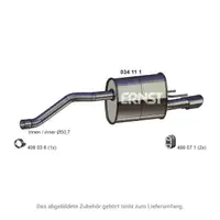 ERNST 034111 Endschalld&auml;mpfer Auspuff Endtopf f&uuml;r OPEL Meriva B 1.6/1.7 CDTI 110-136 PS