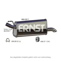 ERNST 033237 Endschalld&auml;mpfer Auspuff ESP f&uuml;r OPEL Meriva A 1.6i 87-105 5852200/93365307
