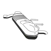 ERNST 044011 Endschalld&auml;mpfer f&uuml;r OPEL Signum CC Vectra C Caravan 1.9 CDTI 2.0/2.2 DTI