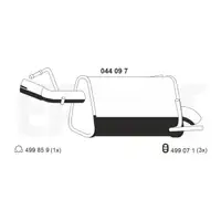 ERNST 044097 Endschalld&auml;mpfer Auspuff Endtopf f&uuml;r OPEL Meriva A 1.3 CDTI 1.7 DTI 93335171