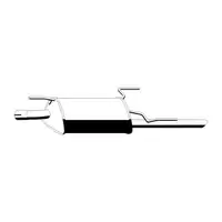 ERNST 043014 Endschalld&auml;mpfer Auspuff Endtopf f&uuml;r OPEL Vectra B 1.6i 75 PS X16SZR