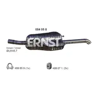 ERNST 054058 Endschalld&auml;mpfer Auspuff f&uuml;r OPEL Zafira A 1.6/1.8 16V 101/125 PS Z16XE Z18XE