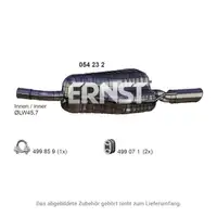 ERNST 054232 Endschalld&auml;mpfer Auspuff f&uuml;r OPEL Astra H / GTC 1.6 1.8 SXI SRI 105-140 PS