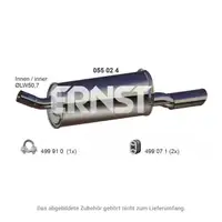 ERNST 055024 Endschalld&auml;mpfer Auspuff f&uuml;r OPEL Astra H 1.7 CDTI 110-125 PS 13145225
