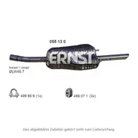 ERNST 055130 Endschalld&auml;mpfer Auspuff Endtopf f&uuml;r OPEL Astra G Caravan 1.6 1.8 84-125 PS