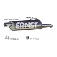 ERNST Schalld&auml;mpfer Endschalld&auml;mpfer f&uuml;r OPEL Astra F CC T98 1.4 Si 1.4i 1.6i 1.7 TD 2.0