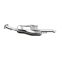 ERNST 052122 Endschalld&auml;mpfer Auspuff f&uuml;r OPEL Astra G Caravan 1.7/2.0 DI/TDI/DTI 16V