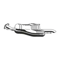 ERNST 052160 Endschalld&auml;mpfer Auspuff Endtopf f&uuml;r OPEL Astra G CC 1.7/2.0 DI/TDI/DTI 16V