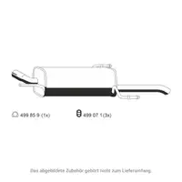 ERNST 052283 Endschalld&auml;mpfer Auspuff f&uuml;r OPEL Astra G 1.2 16V 65/75 PS X12XE Z12XE