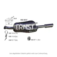 ERNST 053099 Endschalld&auml;mpfer Auspuff ESD f&uuml;r OPEL ASTRA G Coupe + Cabrio 1.6-2.2 16V