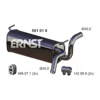 ERNST 061018 Endschalld&auml;mpfer f&uuml;r OPEL Astra J 1.4 87/100/101 PS bis 12.2014 13329581