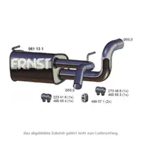 ERNST 061131 Endschalld&auml;mpfer Auspuff f&uuml;r OPEL Zafira Tourer C 2.0 CDTI 110/130/165 PS