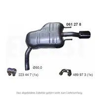ERNST 061278 Endschalld&auml;mpfer Auspuff f&uuml;r OPEL Astra K 1.6 Turbo 200 PS bis 06.2018
