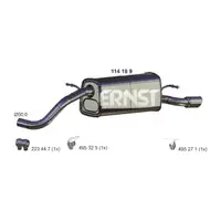 ERNST 114189 Schalld&auml;mpfer Endschalld&auml;mpfer f&uuml;r AUDI A1 8X VW Polo 5 1.2 TSI 6R6253609AT
