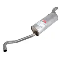 ERNST Endschalld&auml;mpfer + Mittelschalld&auml;mpfer + Anbausatz f&uuml;r VW Polo 5 1.4 1.6 / BiFuel