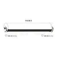 ERNST 116060 Endschalld&auml;mpfer Auspuff f&uuml;r VW Transporter Bulli T3 1.9 2.1 ohne Kat