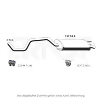 ERNST 131056 Endschalld&auml;mpfer Auspuff f&uuml;r VW Polo 3 6N1 6N2 1.4 TDI 1.7 SDI 1.9 D/SDI