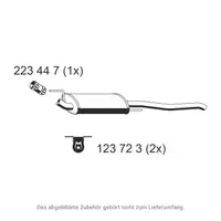 ERNST 142113 Endschalld&auml;mpfer Auspuff f&uuml;r VW Golf 3 Variant 1.6 1.8 2.0 1.9TD bis 02.1999