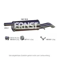 ERNST 143158 Endschalld&auml;mpfer Auspuff Endtopf f&uuml;r VW Passat B5 B5.5 1.8 T 20V 150 PS