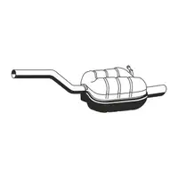 ERNST 156011 Endschalld&auml;mpfer Auspuff f&uuml;r VW Golf 6 Variant 1.2 TSI 86/105 PS 1K5253609CD