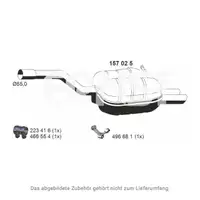 ERNST 157025 Endschalld&auml;mpfer Auspuff Endtopf f&uuml;r VW Golf 6 Variant 1.4 TSI 122/160 PS