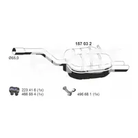 ERNST 157032 Endschalld&auml;mpfer Auspuff f&uuml;r VW Golf 6 Variant 2.0 TDI 140 PS 1K5253609BN
