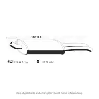 ERNST 152136 Endschalld&auml;mpfer Auspuff f&uuml;r VW Golf 3 2.0 GTI 115 PS mit 3-Wege Kat