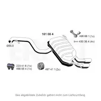 ERNST 161084 Endschalld&auml;mpfer Auspuff Endtopf f&uuml;r VW Tiguan 5N 1.4 TSI 4motion 150/160 PS