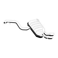 ERNST 161107 Endschalld&auml;mpfer Auspuff f&uuml;r VW Tiguan 5N 2.0 TSI/TFSI 4motion 200/211 PS