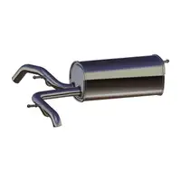 ERNST 202213 Endschalld&auml;mpfer Auspuff f&uuml;r AUDI A2 (8Z0) 1.4 75 PS mit 42L Tank 8Z0253609N