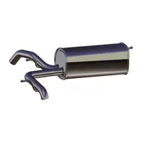 ERNST 202220 Endschalld&auml;mpfer f&uuml;r AUDI A2 (8Z0) 1.4 TDI 75 PS mit 34L Tank 8Z0253609L