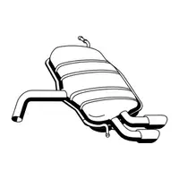 ERNST 203111 Endschalld&auml;mpfer Auspuff f&uuml;r SKODA Yeti (5L) 1.4 TSI 122 PS bis 11.2013