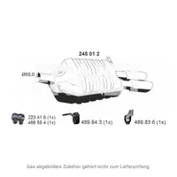 ERNST 245012 Endschalld&auml;mpfer f&uuml;r AUDI A4 B8 A5 8T 8F 2.0 TDI 120-170 PS 3.0 TDI 245 PS