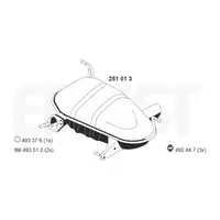 ERNST 251013 Endschalld&auml;mpfer Auspuff Endtopf f&uuml;r BMW 1er E81 120i N46 B20B 156 PS