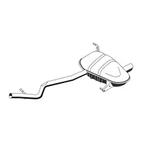 ERNST 251037 Endschalld&auml;mpfer f&uuml;r BMW 1er E82 120i E88 118i 120i N43 B20A 18307574919