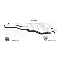 ERNST 275088 Endschalld&auml;mpfer Auspuff f&uuml;r BMW 3er E46 / Coupe / Touring 330d 330xd M57