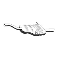 ERNST 283298 Rear Muffler for BMW 3 Series E46 / Coupe 316i 318i N42 N46 18107509317