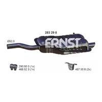 ERNST 283298 Endschalld&auml;mpfer f&uuml;r BMW 3er E46 / Coupe 316i 318i N42 N46 18107509317