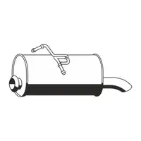 ERNST 501095 Endschalld&auml;mpfer f&uuml;r CITROEN Berlingo PEUGEOT Partner 1.6 HDi bis 12.2008