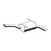 ERNST 501163 Endschalld&auml;mpfer f&uuml;r CITROEN Berlingo PEUGEOT Partner 1.6 HDi ab 10.2010