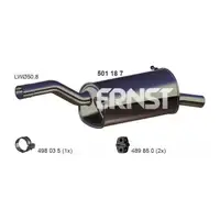 ERNST 501187 Endschalld&auml;mpfer f&uuml;r CITROEN Berlingo PEUGEOT Partner 1.6 HDi bis 10.2015