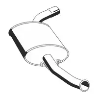 ERNST 515054 Endschalld&auml;mpfer Auspuff f&uuml;r PSA Jumper 1 Boxer FIAT Ducato 230 1.9/2.5/2.8D