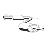 ERNST 515146 Endschalld&auml;mpfer Auspuff f&uuml;r PSA Jumper 2 Boxer FIAT Ducato 244 2.3/2.8D