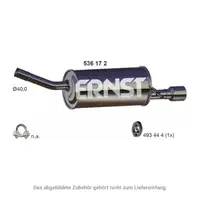 ERNST 536172 Endschalld&auml;mpfer Auspuff f&uuml;r DACIA Duster (HS_) 1.6 16V 105 PS 200104577R