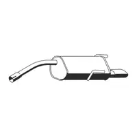 ERNST 540001 Endschalld&auml;mpfer Auspuff Endtopf f&uuml;r ALFA ROMEO 156 (932_) 2.0 JTS 2.5 V6 24V