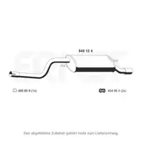 ERNST 540124 Endschalld&auml;mpfer Auspuff f&uuml;r ALFA ROMEO Mito (955_) 1.4 95 PS 50515137
