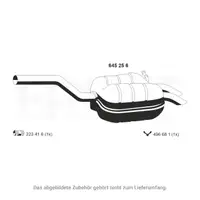 ERNST 645256 Endschalld&auml;mpfer Auspuff f&uuml;r SKODA Octavia 2 2.0 TDI 136/140 PS 1K5253609B
