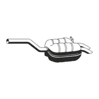 ERNST 645270 Endschalld&auml;mpfer f&uuml;r SKODA Octavia 2 1.9/2.0 TDI 105/140 PS 1K5253609D