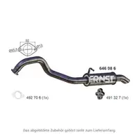 ERNST 646086 Endschalld&auml;mpfer Auspuff Entfopf f&uuml;r KIA Sorento 1 (JC) 2.5 CRDi 4WD 140 PS